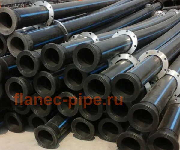 Труба ПЭ 100 63 мм с фланцами в Краснодаре